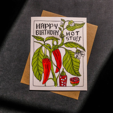 Happy Birthday Hot Stuff Card