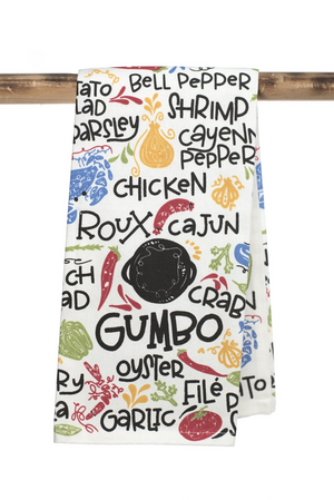 Gumbo Words Towel