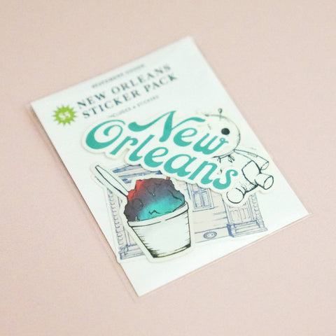New Orleans Sticker Pack - Green Star