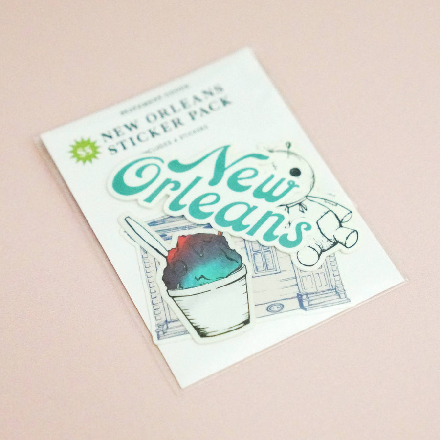 New Orleans Sticker Pack - Green Star