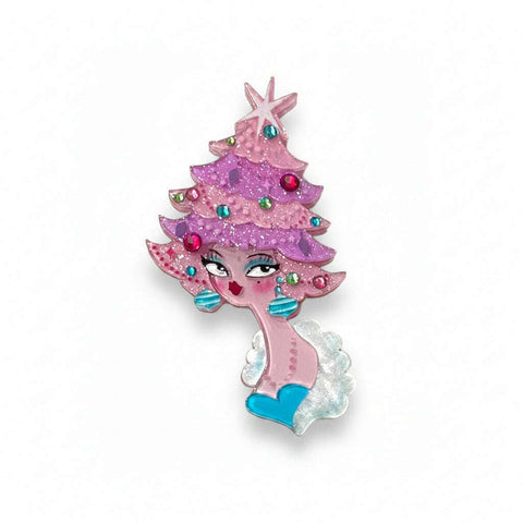 Pinkmas Glam Brooch