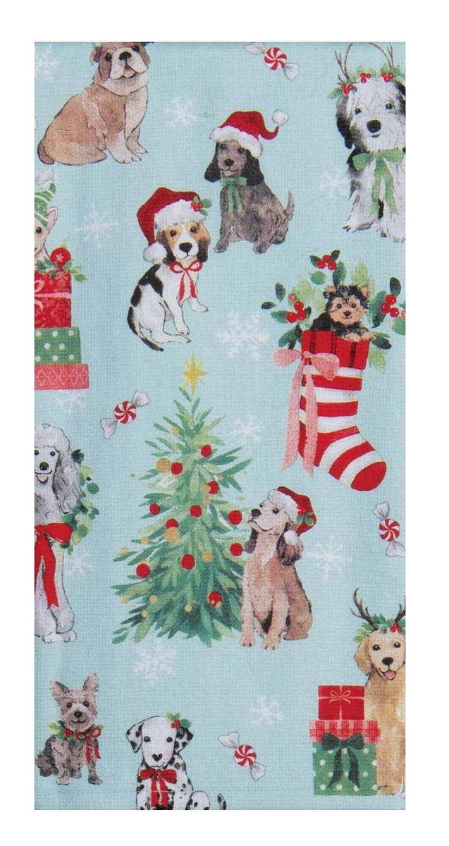 Santa Paws Pups Dual Towel
