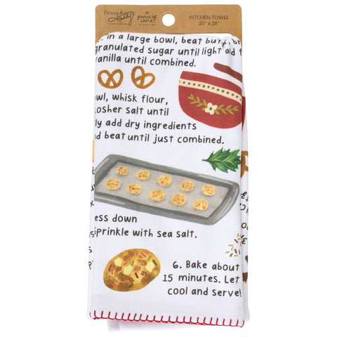 Santa's Trash Cookies Kitchen Towel