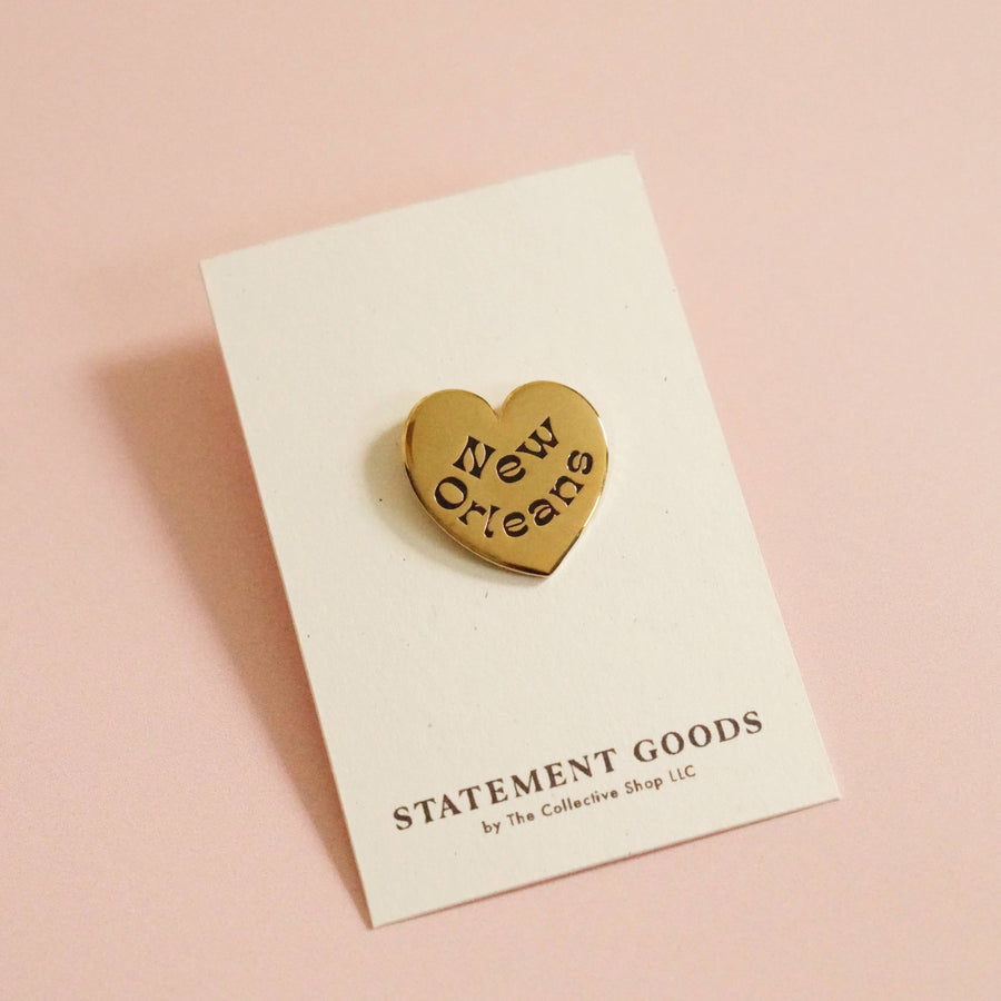 New Orleans Heart - Enamel Pin