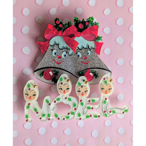 Playful Pixies NOEL Brooch