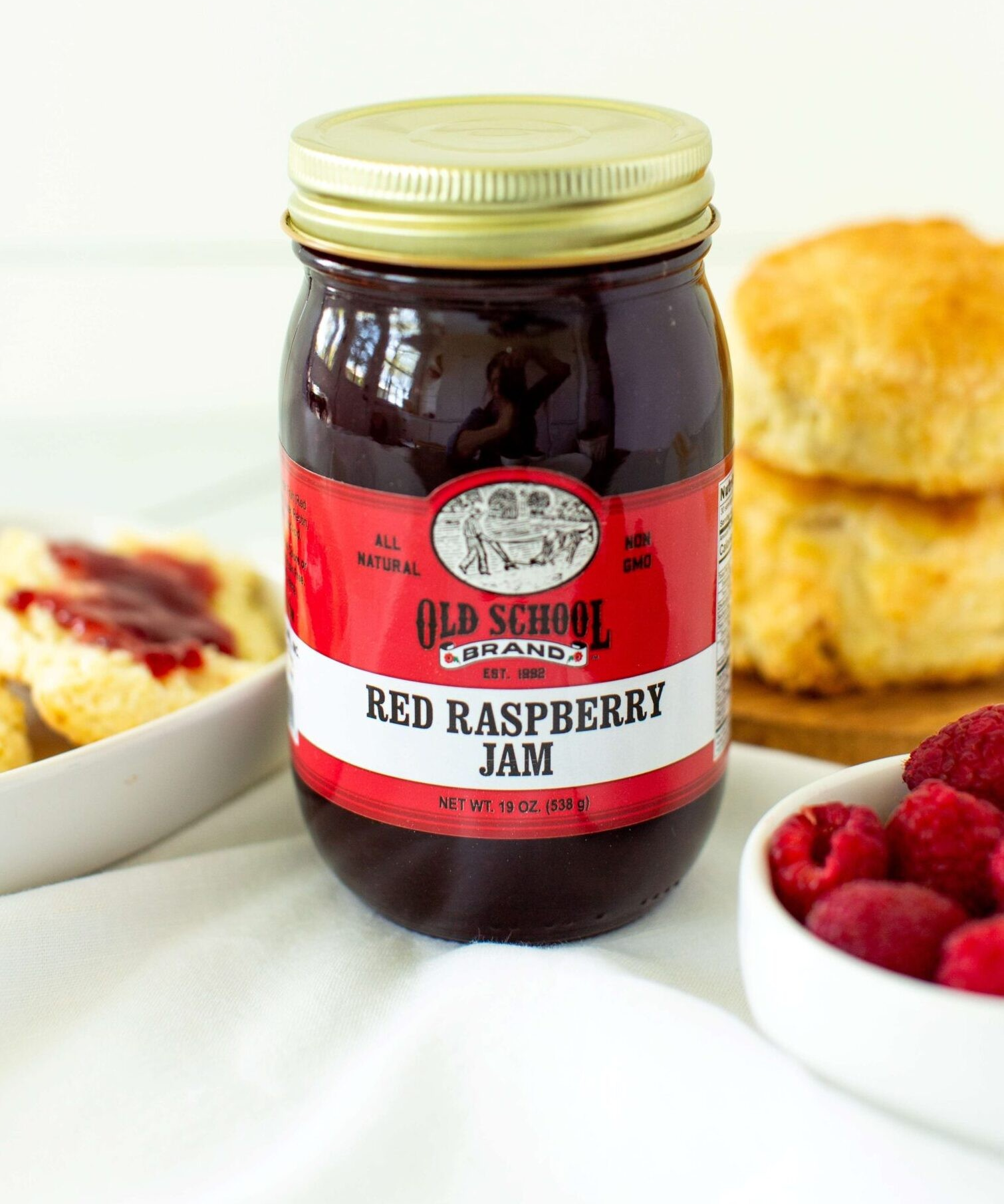 Label Red Raspberry Jam Red Raspberry Jam - New Orleans School of Cooking
