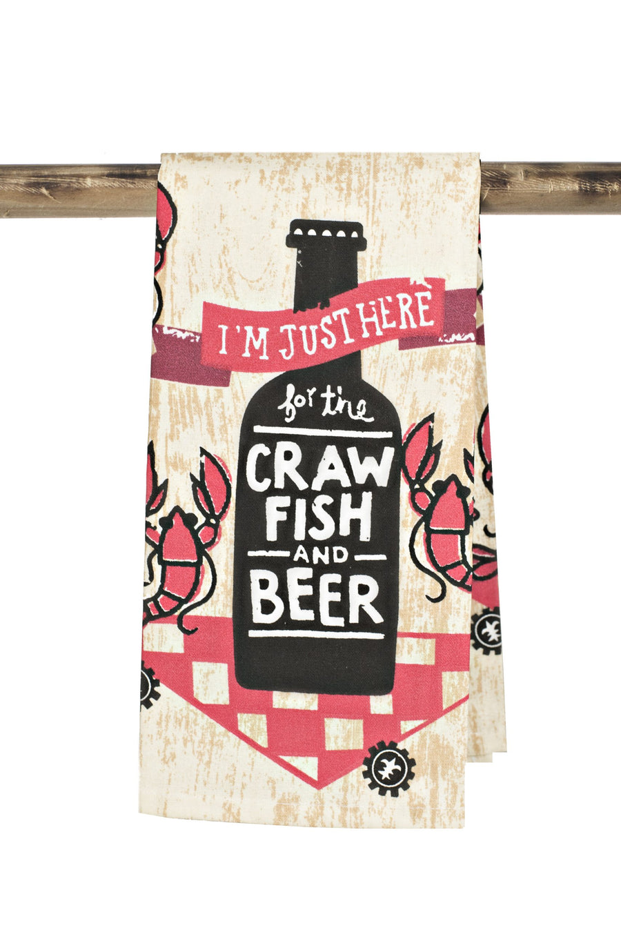 Here For The Crawfish & Beer Towel