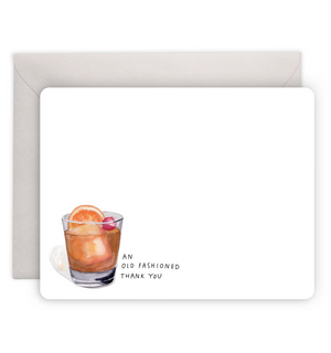 Old Fashioned Thank You Card