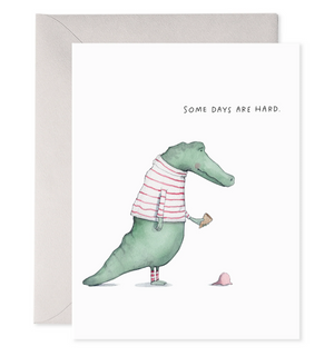 Alligator Hard Day Card