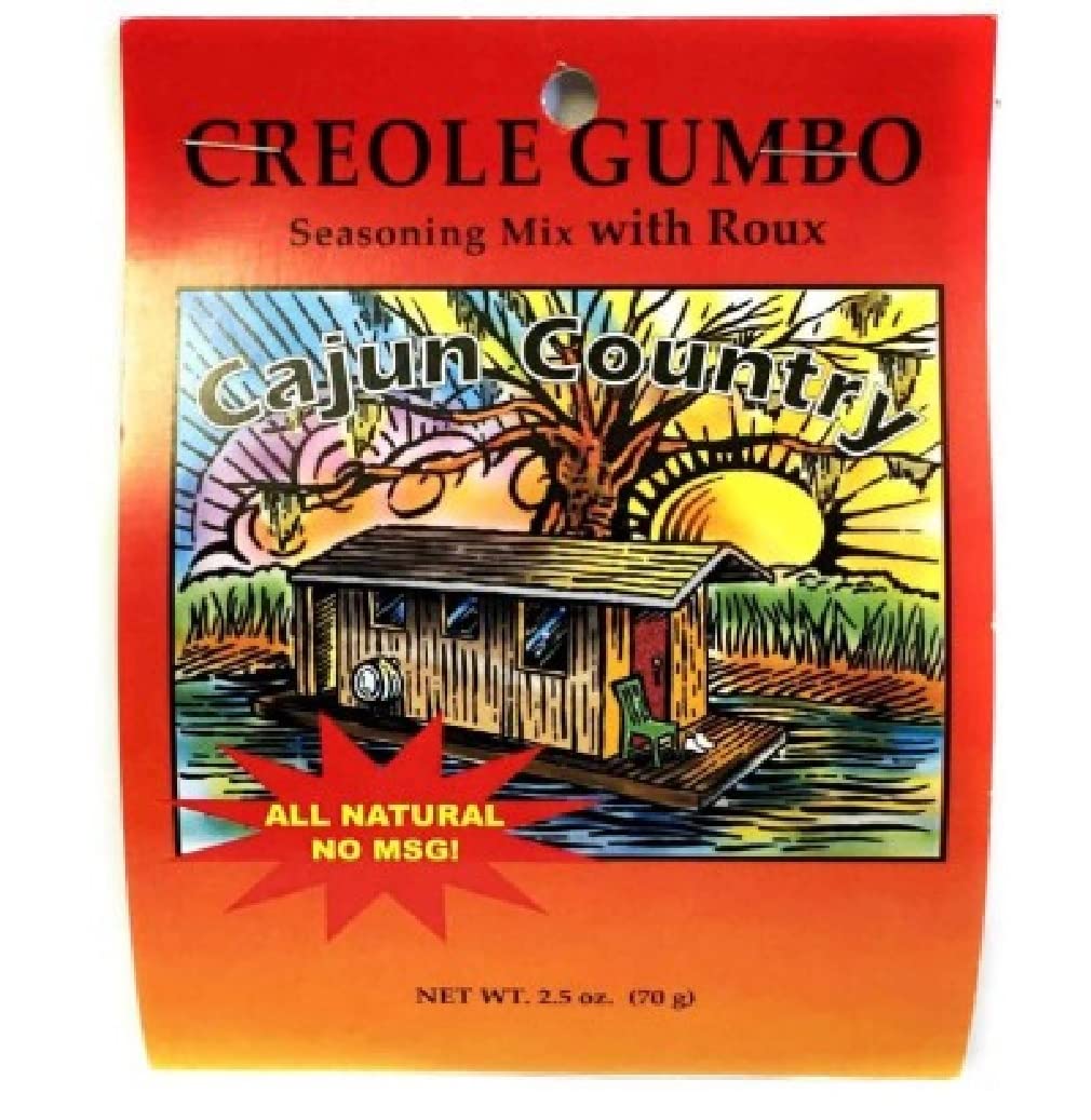 Creole Cooking Roux Cajun Country Creole Gumbo Base Seasoning Mix With Roux - New Orleans ...