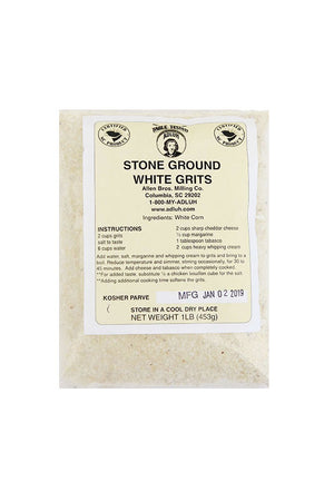 Adluh Stone Ground White Grits (1 lb)
