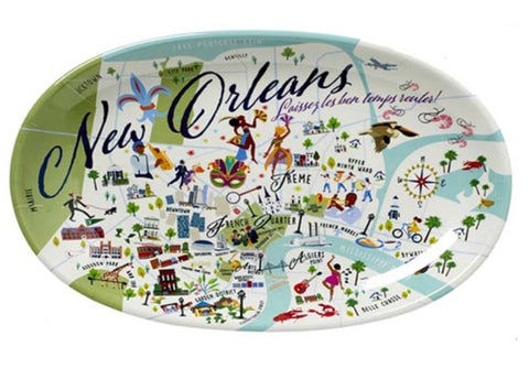 New Orleans Tray - 8" Tidbit Tray