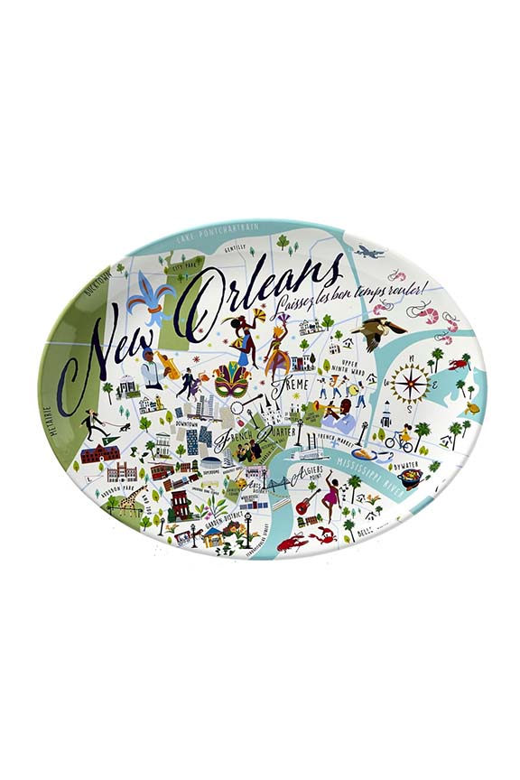 New Orleans Platter - 16" Platter