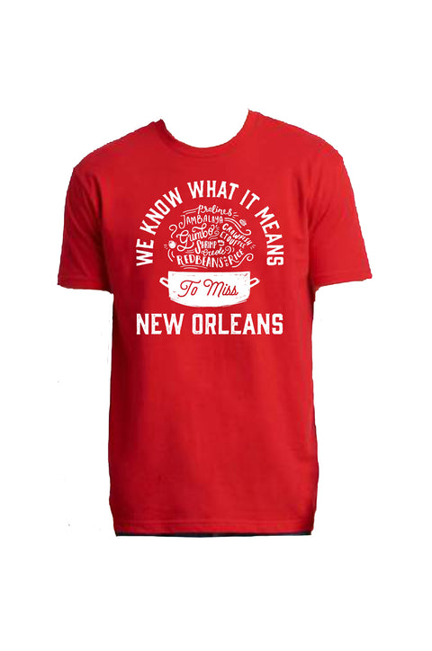 We Know What It Means To Miss New Orleans T-Shirt