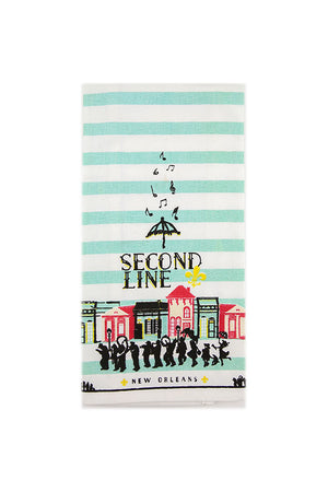Second Line Tea Towel