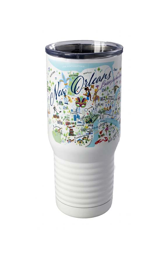 New Orleans 20-oz. Stainless Steel Tumbler
