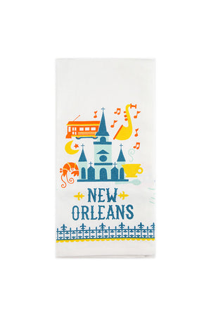 New Orleans St. Louis Cathedral Tea Towel